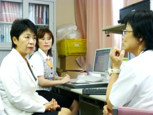静岡県立総合病院「ふじのくにねっと」 ネットワークセンターを視察