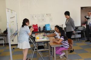 太田市初期指導教室 「プレクラスひまわり教室」視察